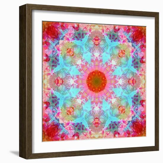 Mandala from Flowers-Alaya Gadeh-Framed Photographic Print