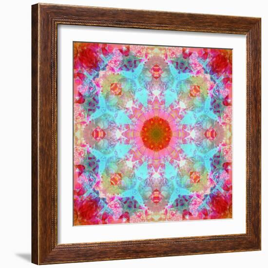 Mandala from Flowers-Alaya Gadeh-Framed Photographic Print