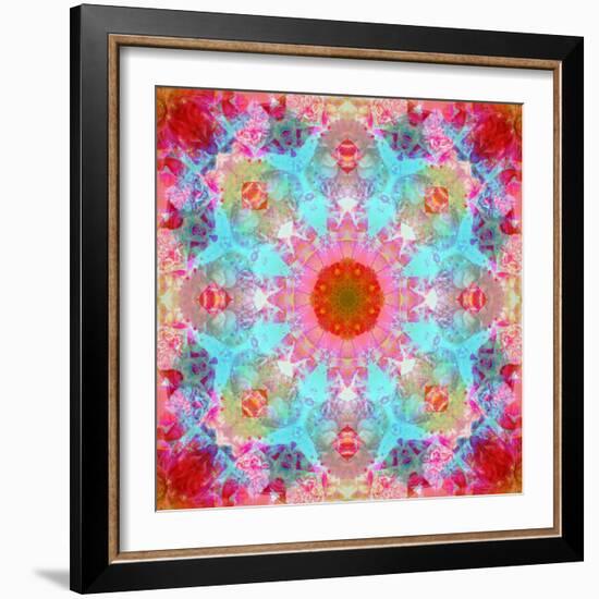 Mandala from Flowers-Alaya Gadeh-Framed Photographic Print