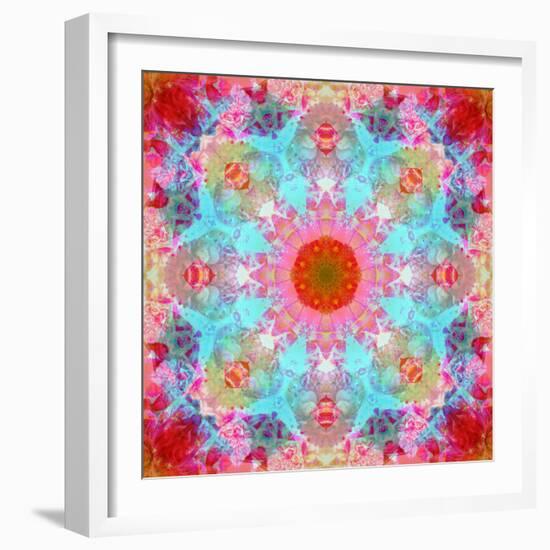 Mandala from Flowers-Alaya Gadeh-Framed Photographic Print