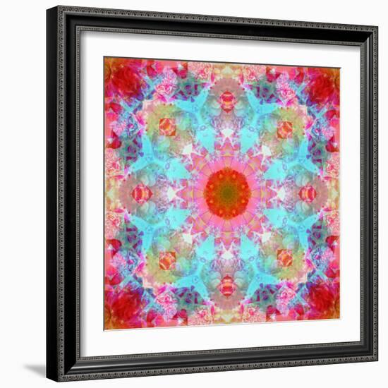 Mandala from Flowers-Alaya Gadeh-Framed Photographic Print