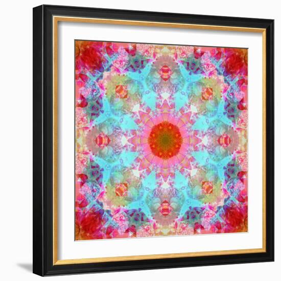 Mandala from Flowers-Alaya Gadeh-Framed Photographic Print