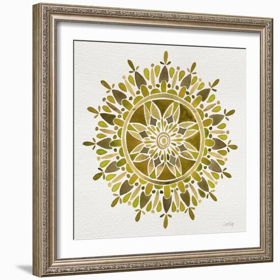 Mandala in Gold-Cat Coquillette-Framed Giclee Print