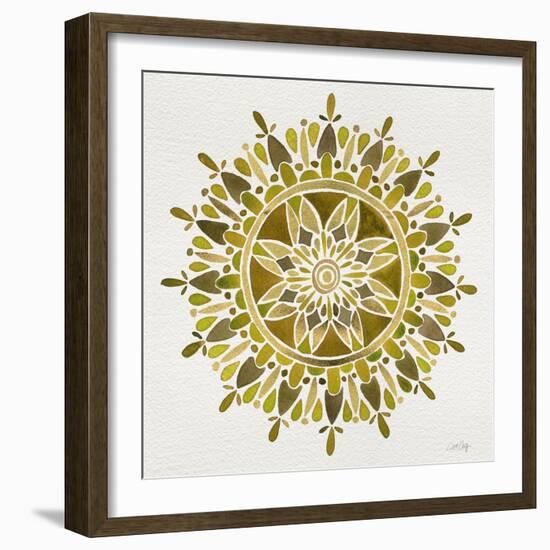 Mandala in Gold-Cat Coquillette-Framed Giclee Print