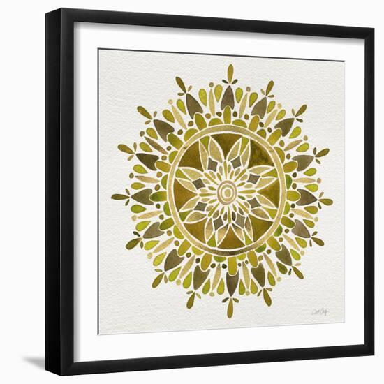 Mandala in Gold-Cat Coquillette-Framed Giclee Print