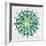 Mandala in Green-Cat Coquillette-Framed Premium Giclee Print