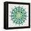 Mandala in Green-Cat Coquillette-Framed Premier Image Canvas