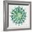 Mandala in Green-Cat Coquillette-Framed Giclee Print