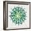 Mandala in Green-Cat Coquillette-Framed Giclee Print