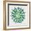 Mandala in Green-Cat Coquillette-Framed Giclee Print