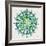 Mandala in Green-Cat Coquillette-Framed Giclee Print