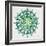 Mandala in Green-Cat Coquillette-Framed Giclee Print