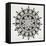 Mandala in Grey-Cat Coquillette-Framed Premier Image Canvas