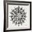 Mandala in Grey-Cat Coquillette-Framed Giclee Print