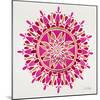 Mandala in Pink and Gold-Cat Coquillette-Mounted Giclee Print