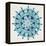 Mandala in Silver and Blue-Cat Coquillette-Framed Premier Image Canvas