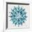 Mandala in Silver and Blue-Cat Coquillette-Framed Giclee Print