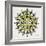 Mandala in Yellow and Black-Cat Coquillette-Framed Giclee Print