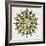 Mandala in Yellow and Black-Cat Coquillette-Framed Giclee Print