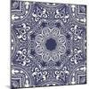 Mandala: Indian Decorative Pattern-Katyau-Mounted Art Print