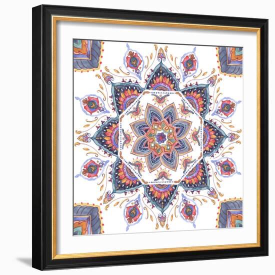 Mandala Meditation I-Melissa Wang-Framed Art Print