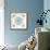 Mandala Morning V Blue and Gray-Anne Tavoletti-Framed Art Print displayed on a wall