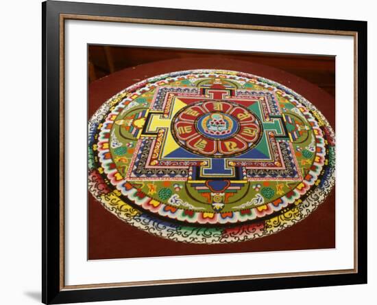 Mandala of Compassion, Paris, Ile De France, France, Europe-Godong-Framed Photographic Print