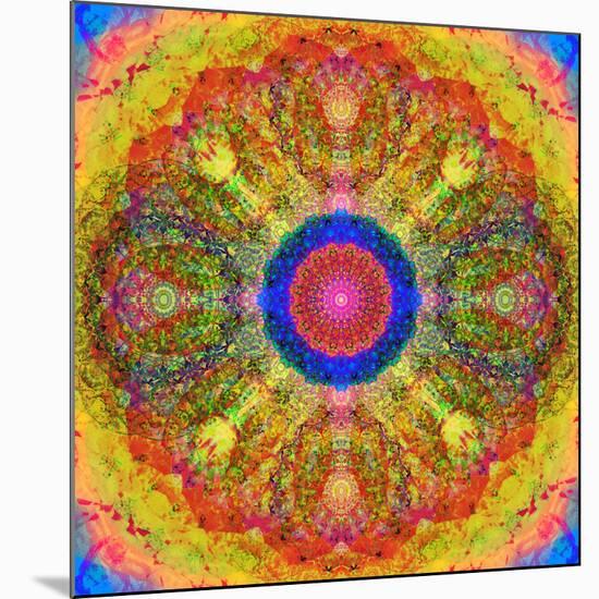 Mandala of Flower Photographies-Alaya Gadeh-Mounted Photographic Print