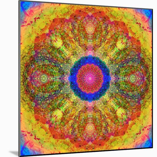 Mandala of Flower Photographies-Alaya Gadeh-Mounted Photographic Print