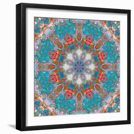 Mandala of Flower Photographies-Alaya Gadeh-Framed Premium Photographic Print