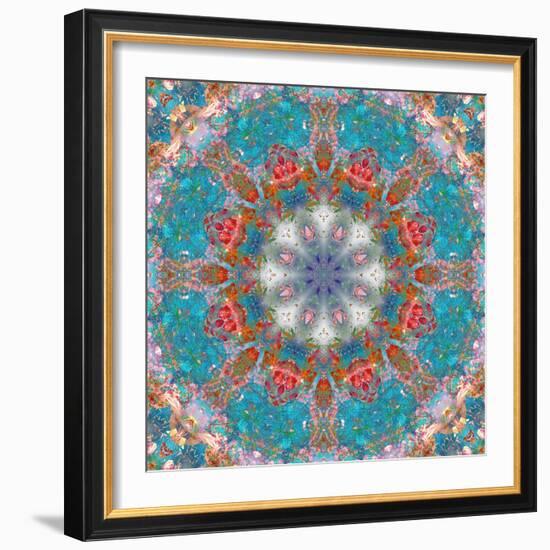 Mandala of Flower Photographies-Alaya Gadeh-Framed Premium Photographic Print