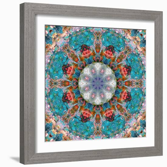 Mandala of Flower Photographies-Alaya Gadeh-Framed Photographic Print