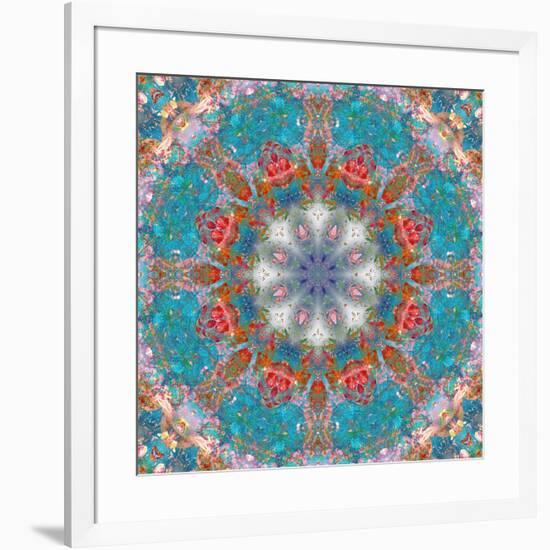 Mandala of Flower Photographies-Alaya Gadeh-Framed Photographic Print