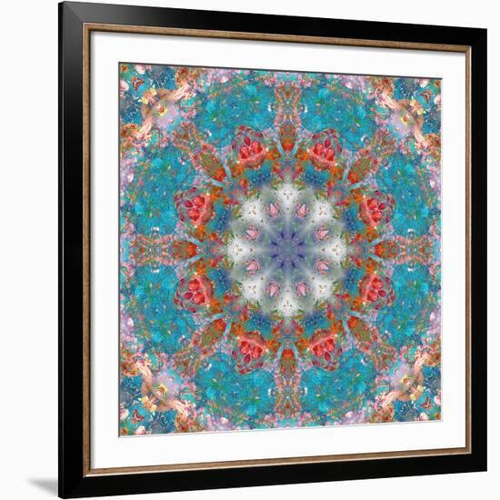 Mandala of Flower Photographies-Alaya Gadeh-Framed Photographic Print