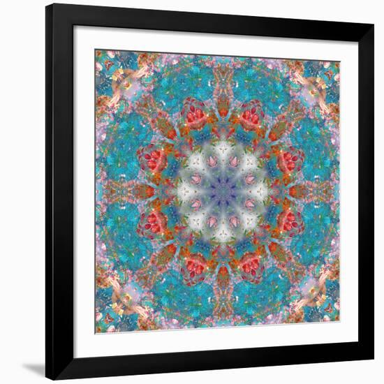 Mandala of Flower Photographies-Alaya Gadeh-Framed Photographic Print