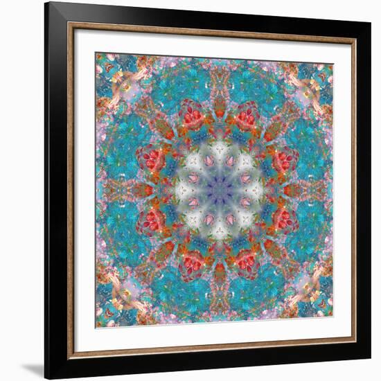 Mandala of Flower Photographies-Alaya Gadeh-Framed Photographic Print