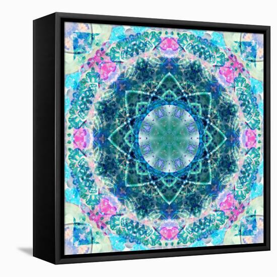 Mandala of Flower Photographies-Alaya Gadeh-Framed Premier Image Canvas