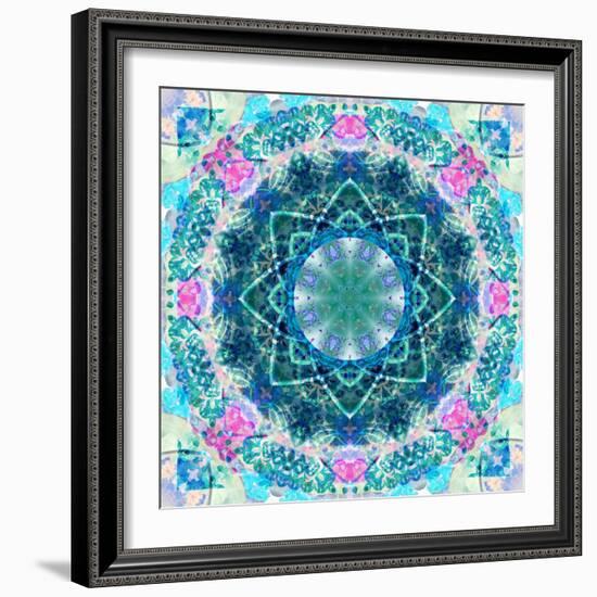 Mandala of Flower Photographies-Alaya Gadeh-Framed Photographic Print