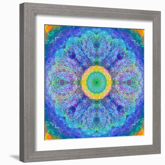 Mandala of Flower Photographies-Alaya Gadeh-Framed Photographic Print