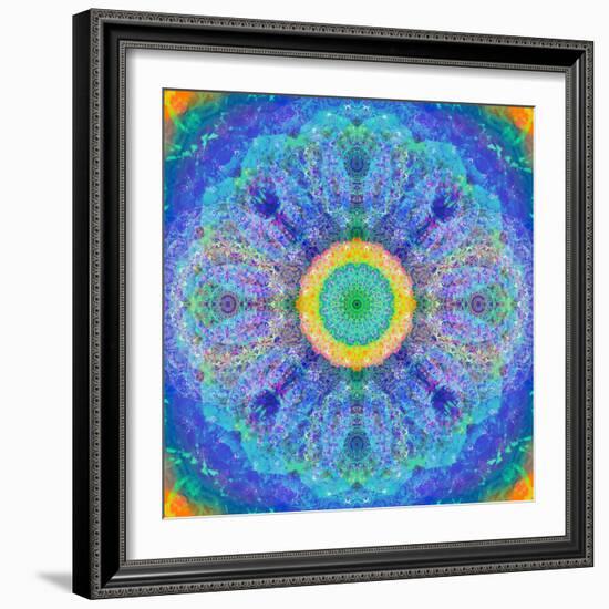 Mandala of Flower Photographies-Alaya Gadeh-Framed Photographic Print