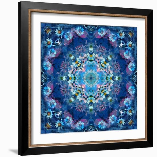 Mandala of Flower Photographies-Alaya Gadeh-Framed Photographic Print