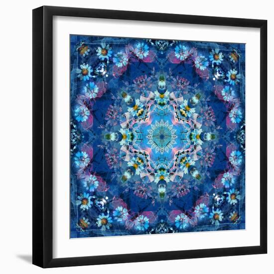 Mandala of Flower Photographies-Alaya Gadeh-Framed Photographic Print