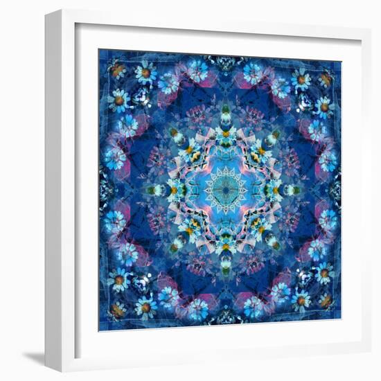 Mandala of Flower Photographies-Alaya Gadeh-Framed Photographic Print