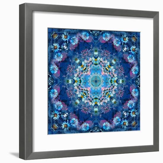 Mandala of Flower Photographies-Alaya Gadeh-Framed Photographic Print