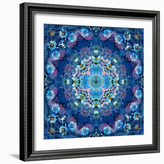 Mandala of Flower Photographies-Alaya Gadeh-Framed Photographic Print