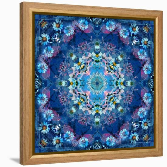 Mandala of Flower Photographies-Alaya Gadeh-Framed Premier Image Canvas