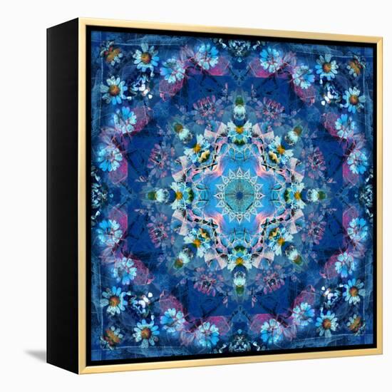 Mandala of Flower Photographies-Alaya Gadeh-Framed Premier Image Canvas