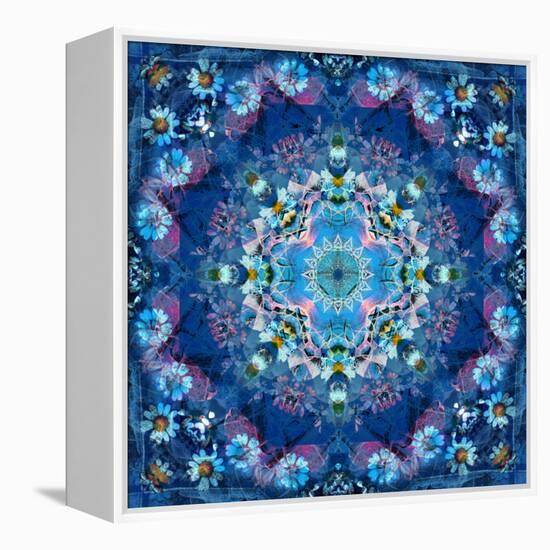 Mandala of Flower Photographies-Alaya Gadeh-Framed Premier Image Canvas