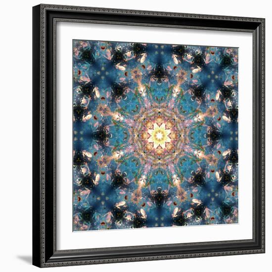 Mandala of Flower Photographies-Alaya Gadeh-Framed Photographic Print