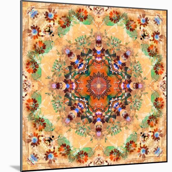 Mandala of Flower Photographies-Alaya Gadeh-Mounted Photographic Print